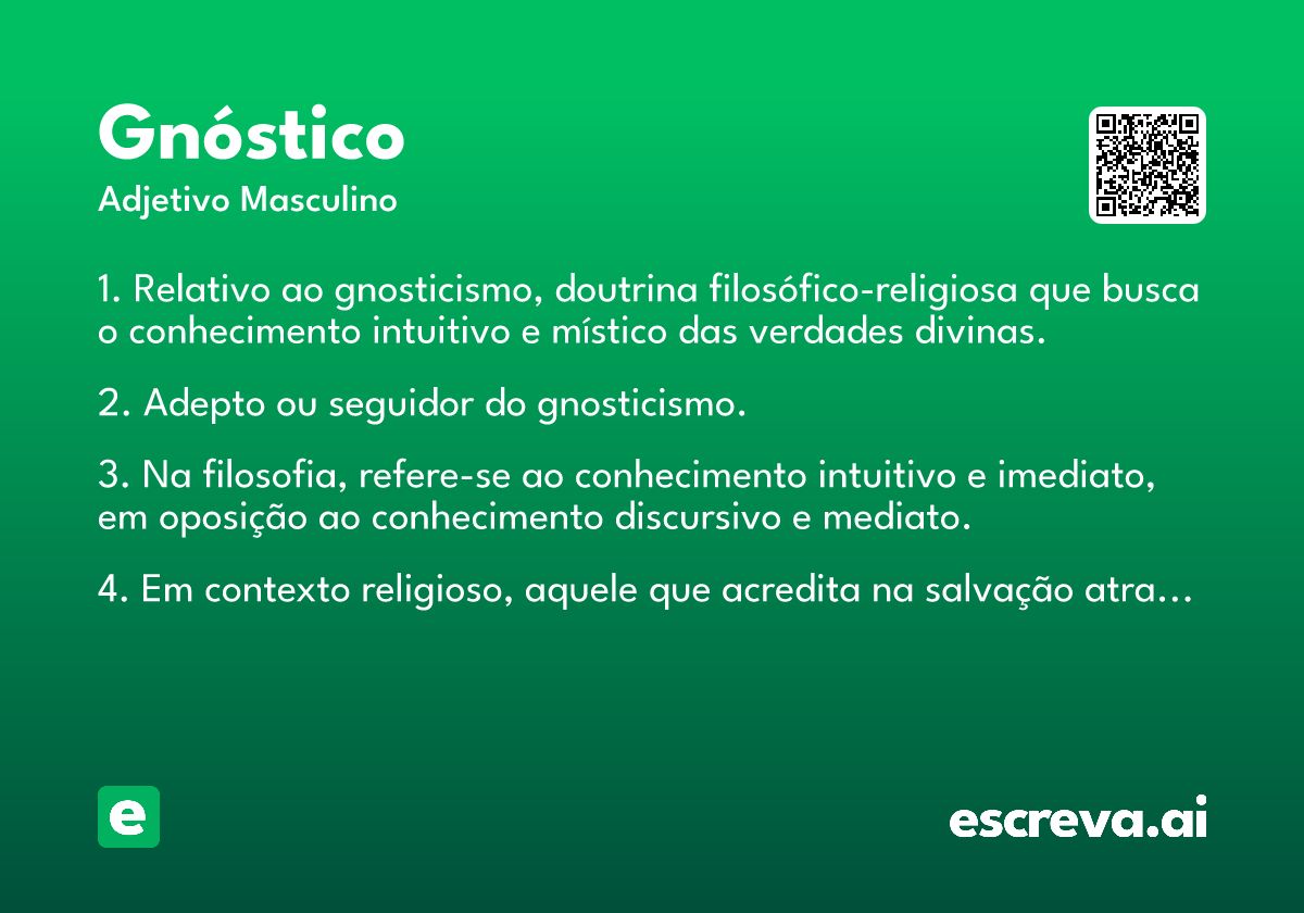 gnóstico