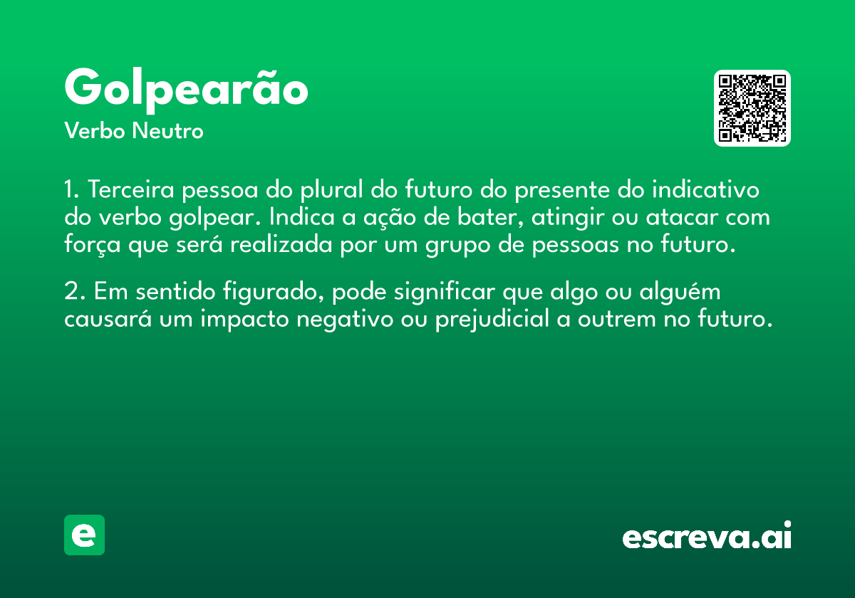 golpearão