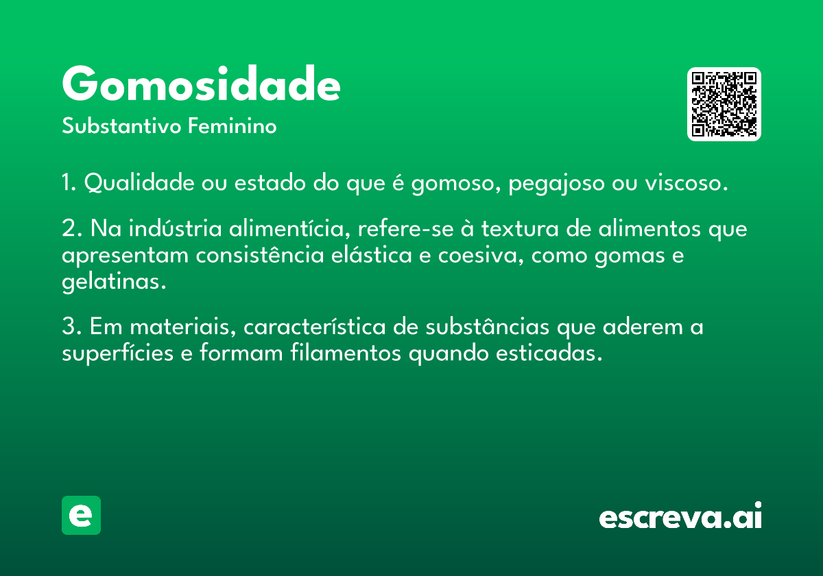 gomosidade