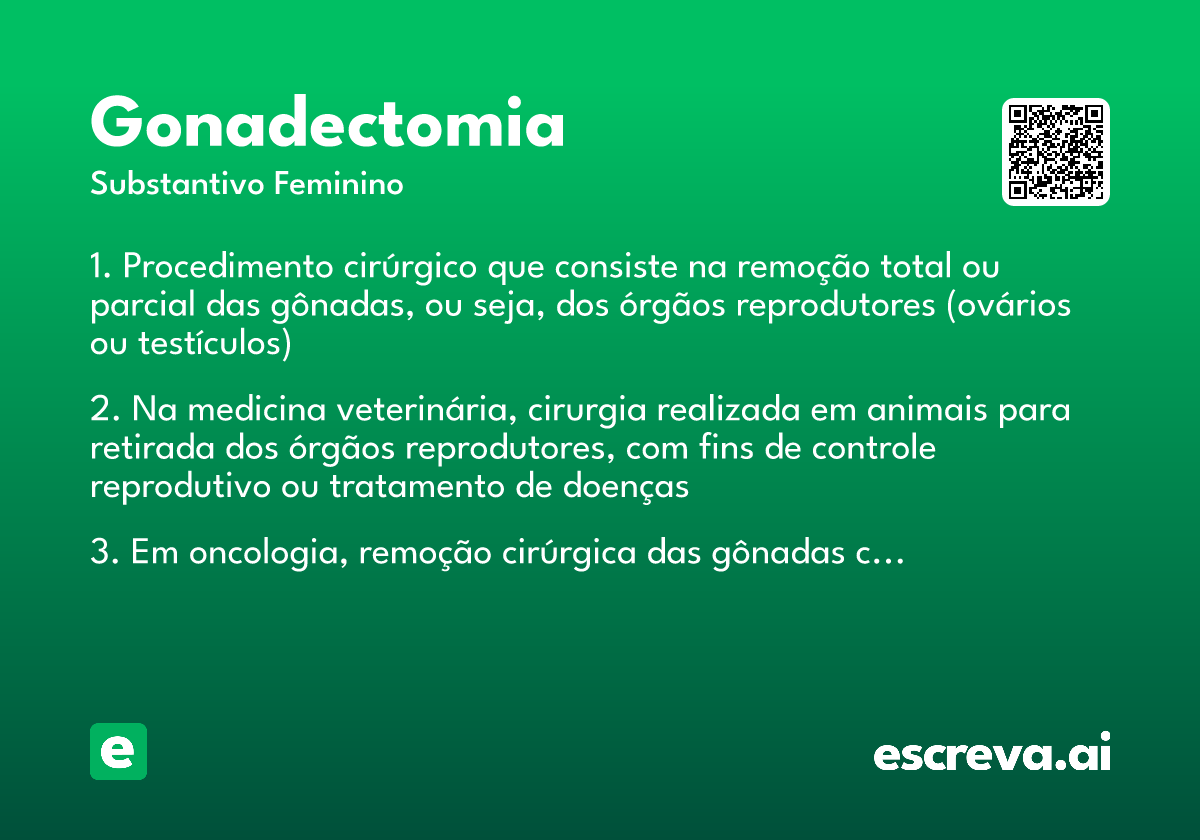 gonadectomia