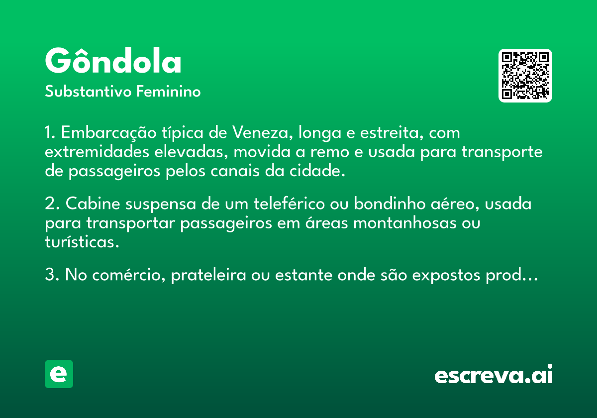 gôndola
