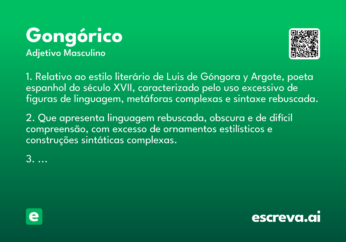 gongórico