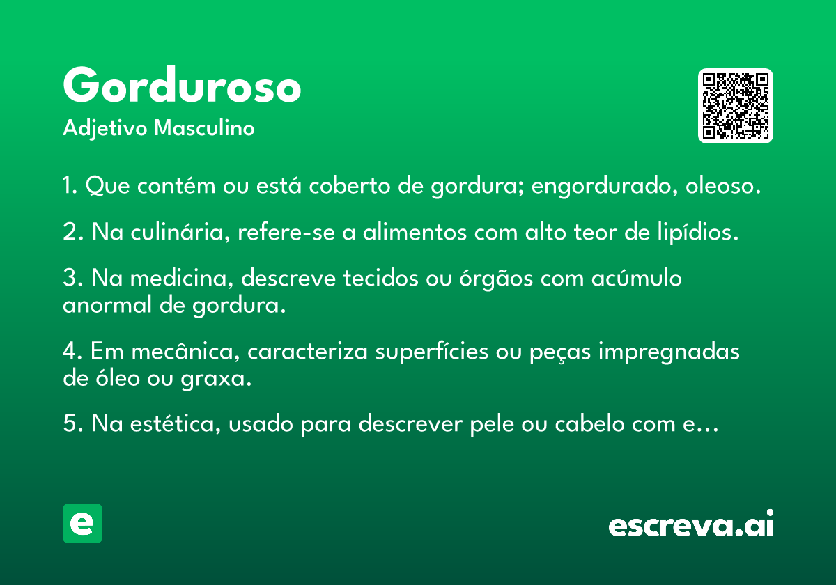 gorduroso