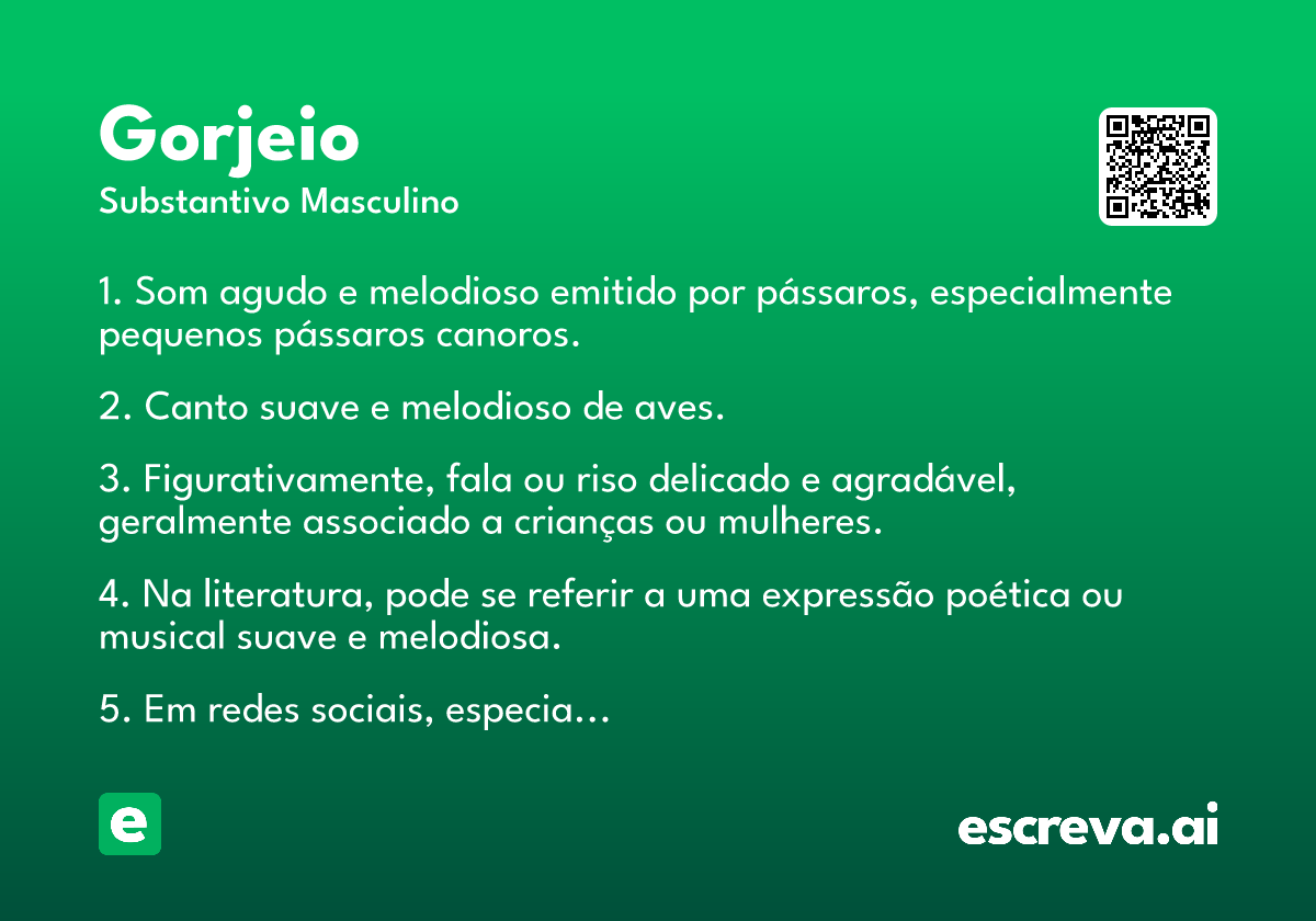 gorjeio