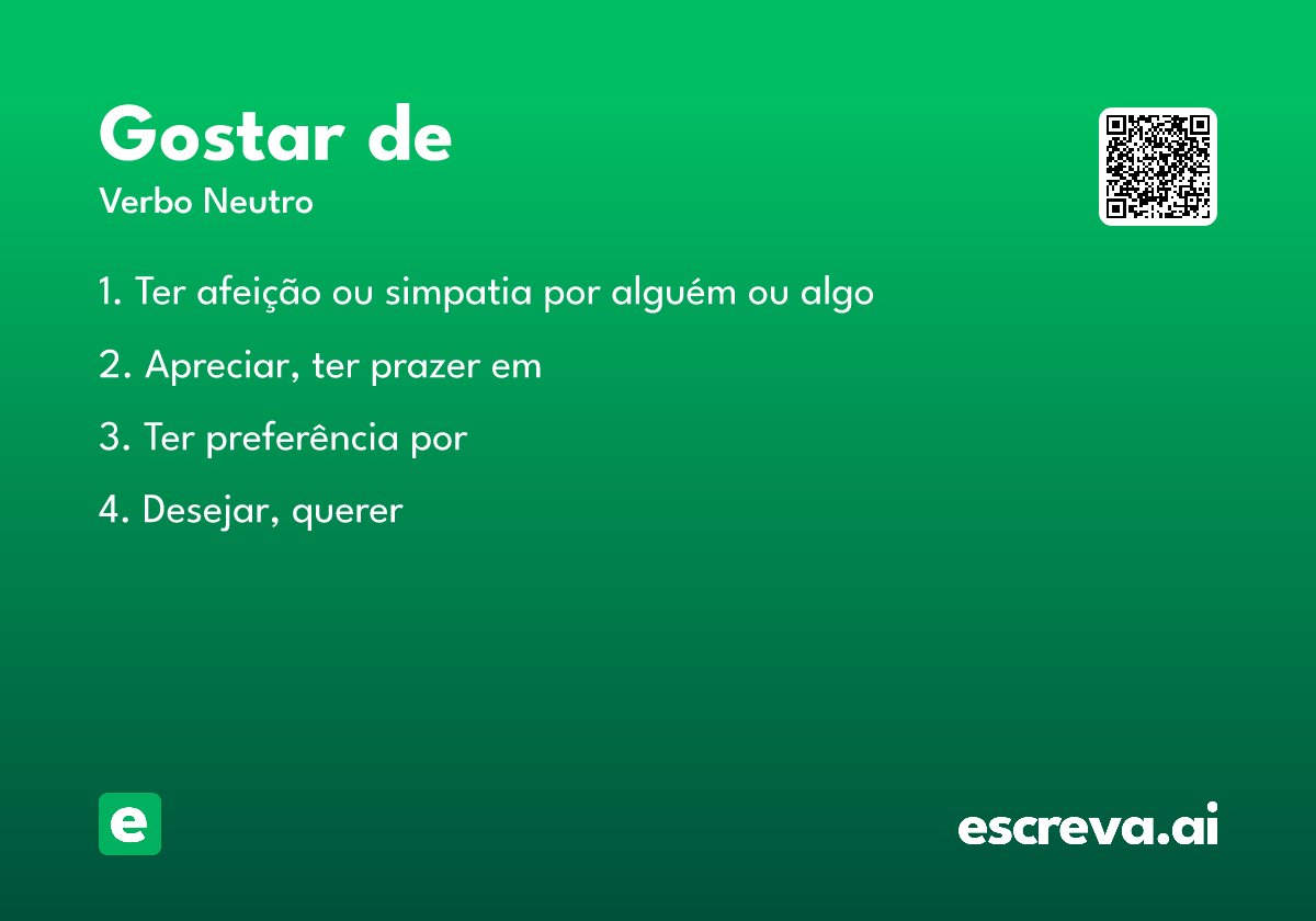gostar de