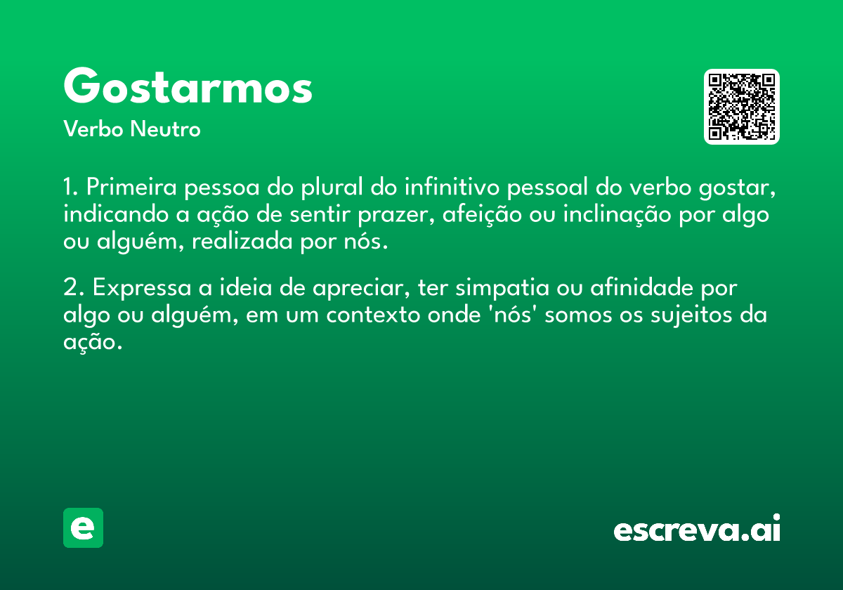 gostarmos