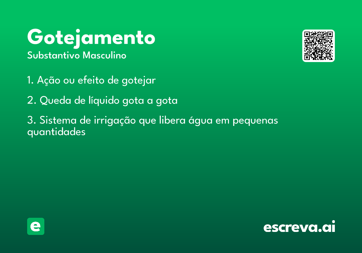 gotejamento