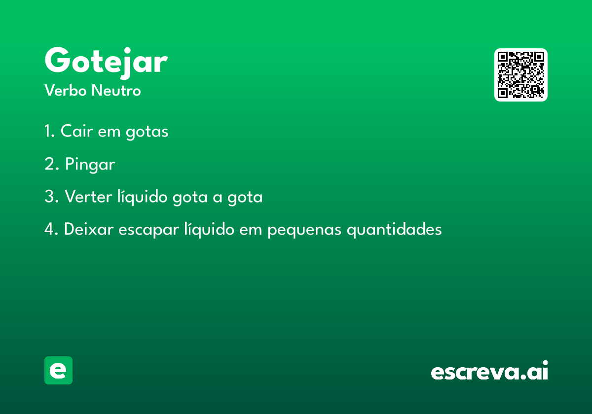 gotejar