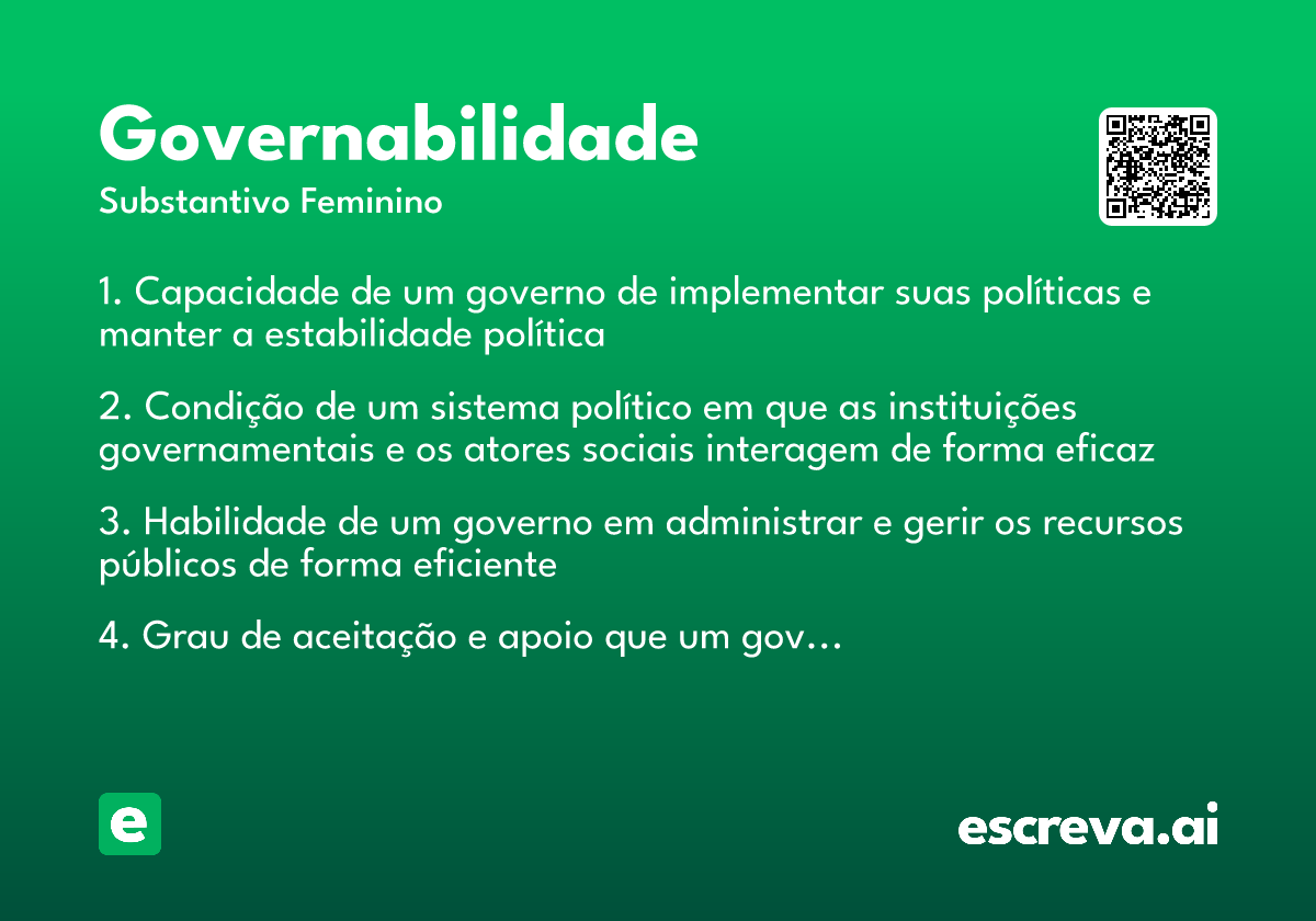 governabilidade