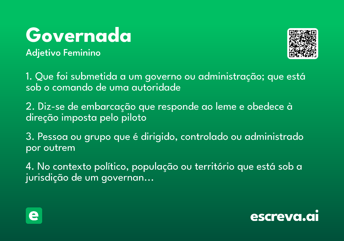 governada