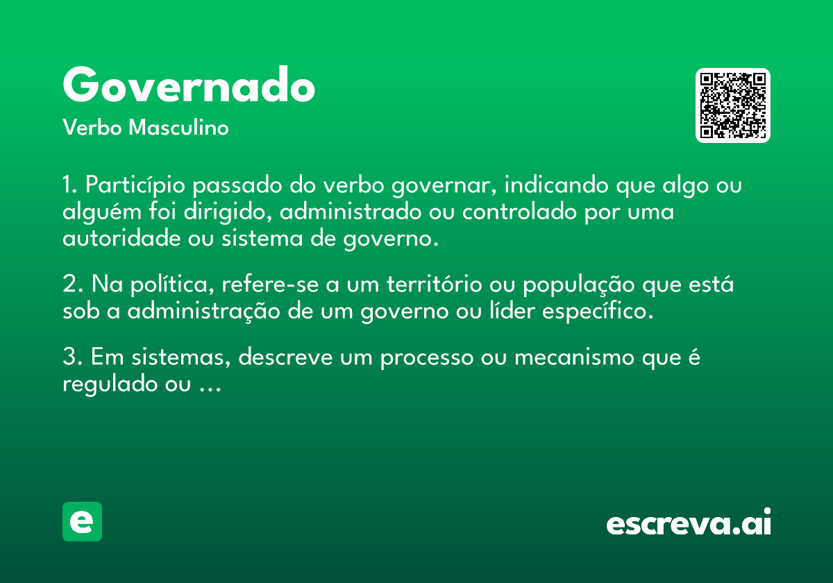 governado