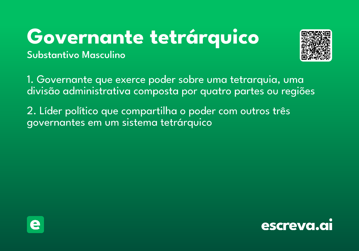 governante tetrárquico
