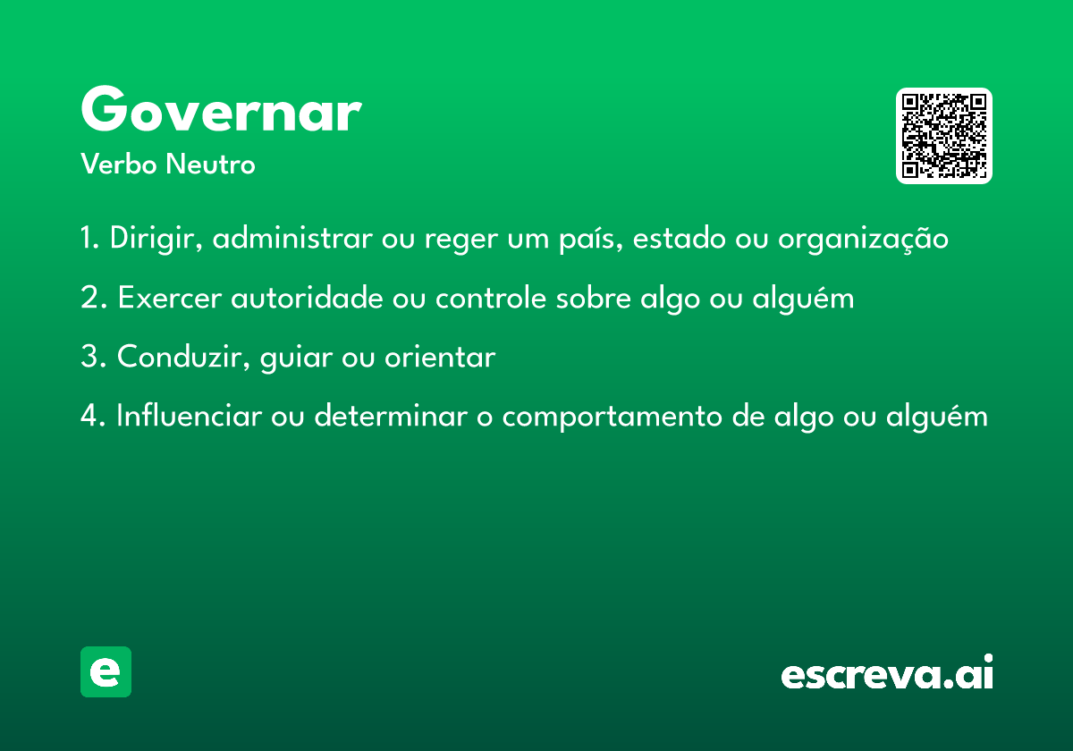 governar