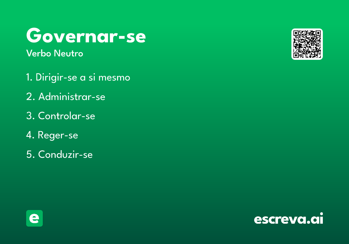 governar-se