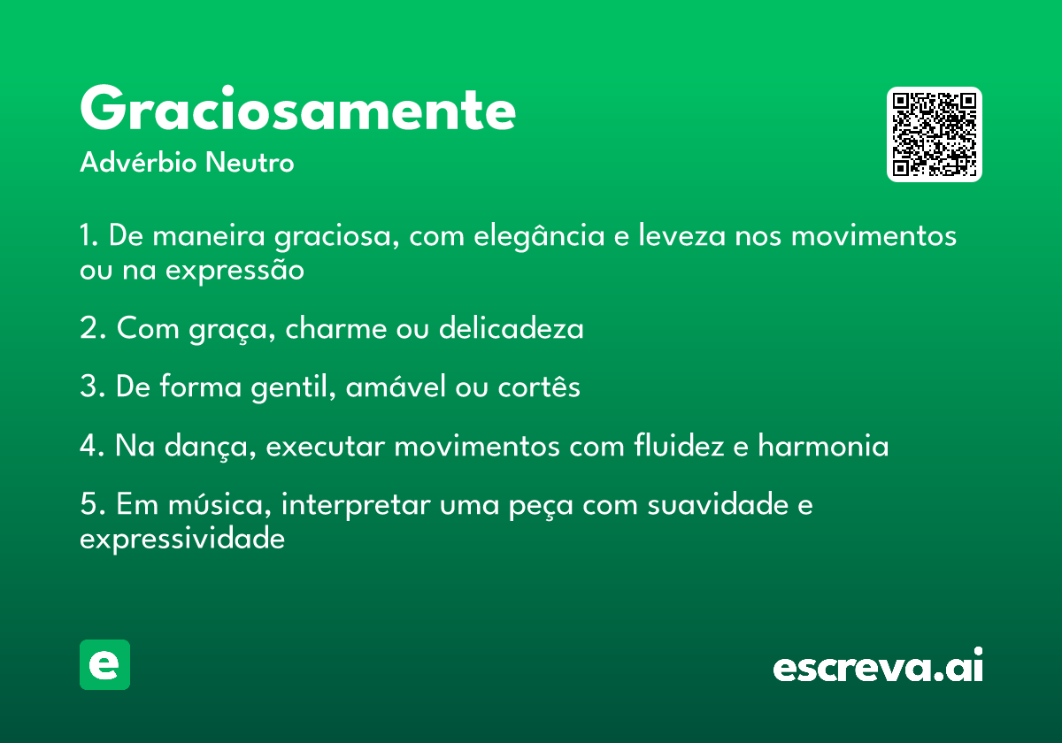 graciosamente