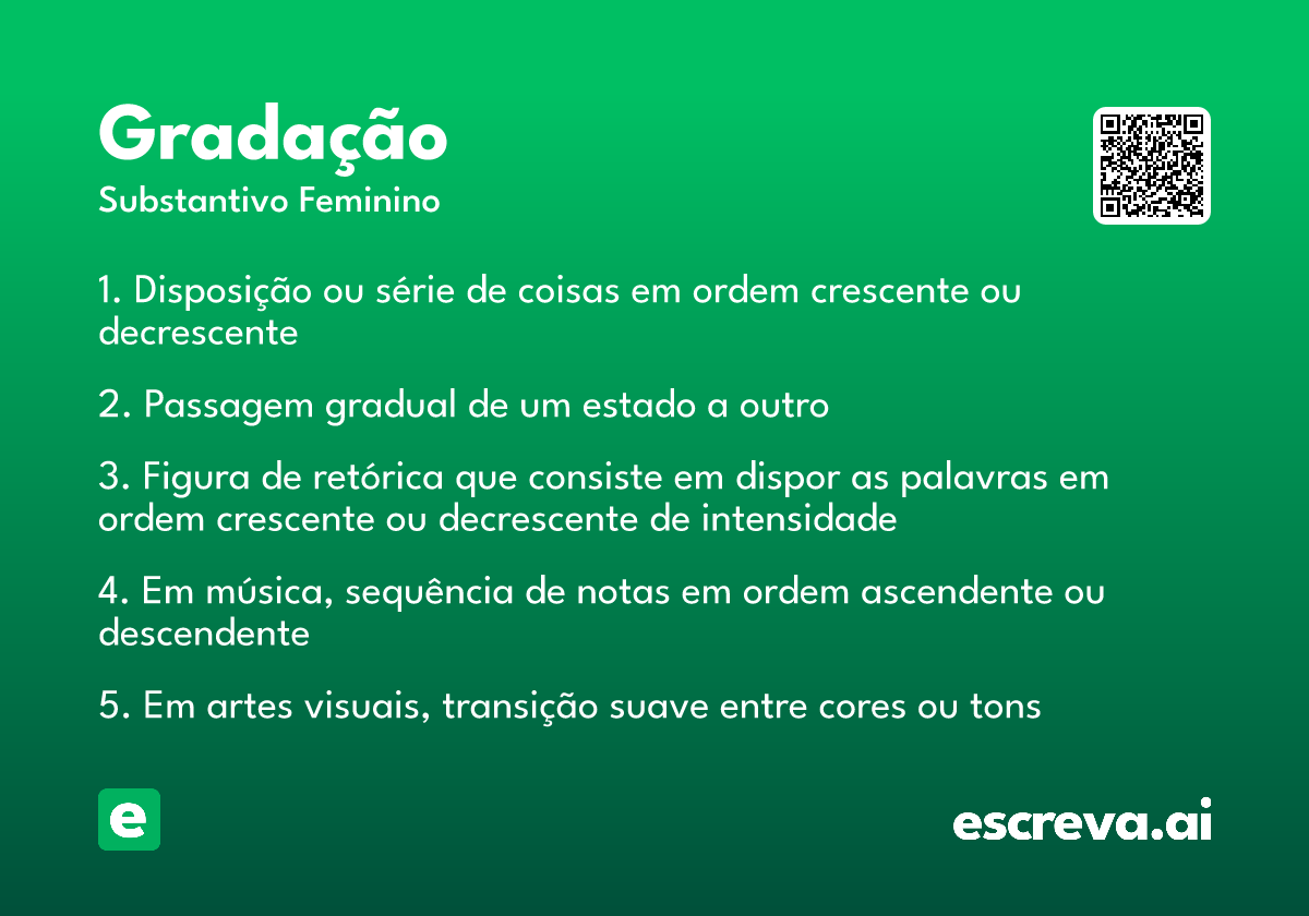 gradação