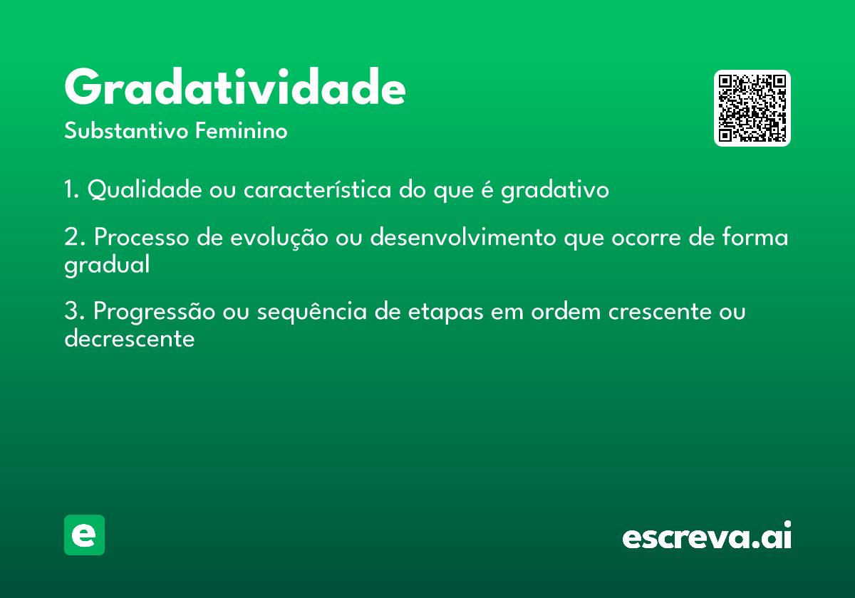 gradatividade