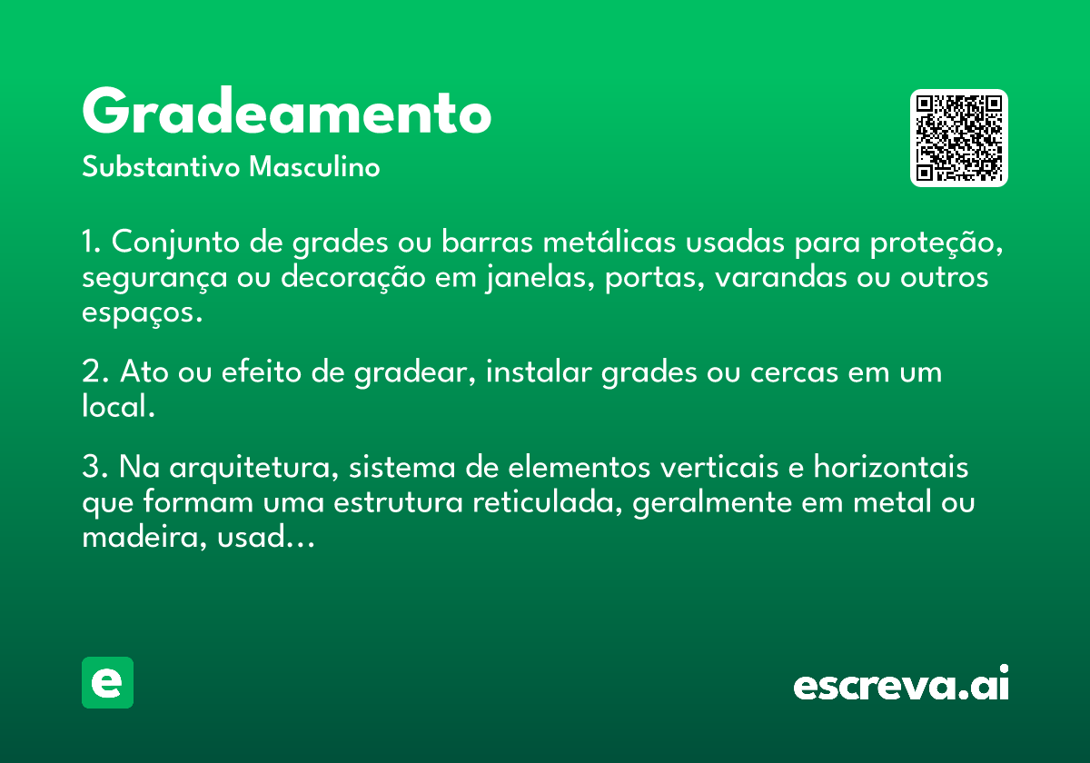 gradeamento