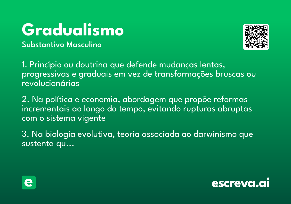 gradualismo