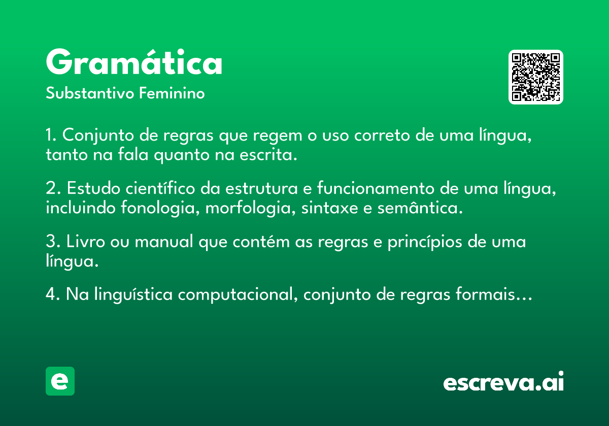 gramática