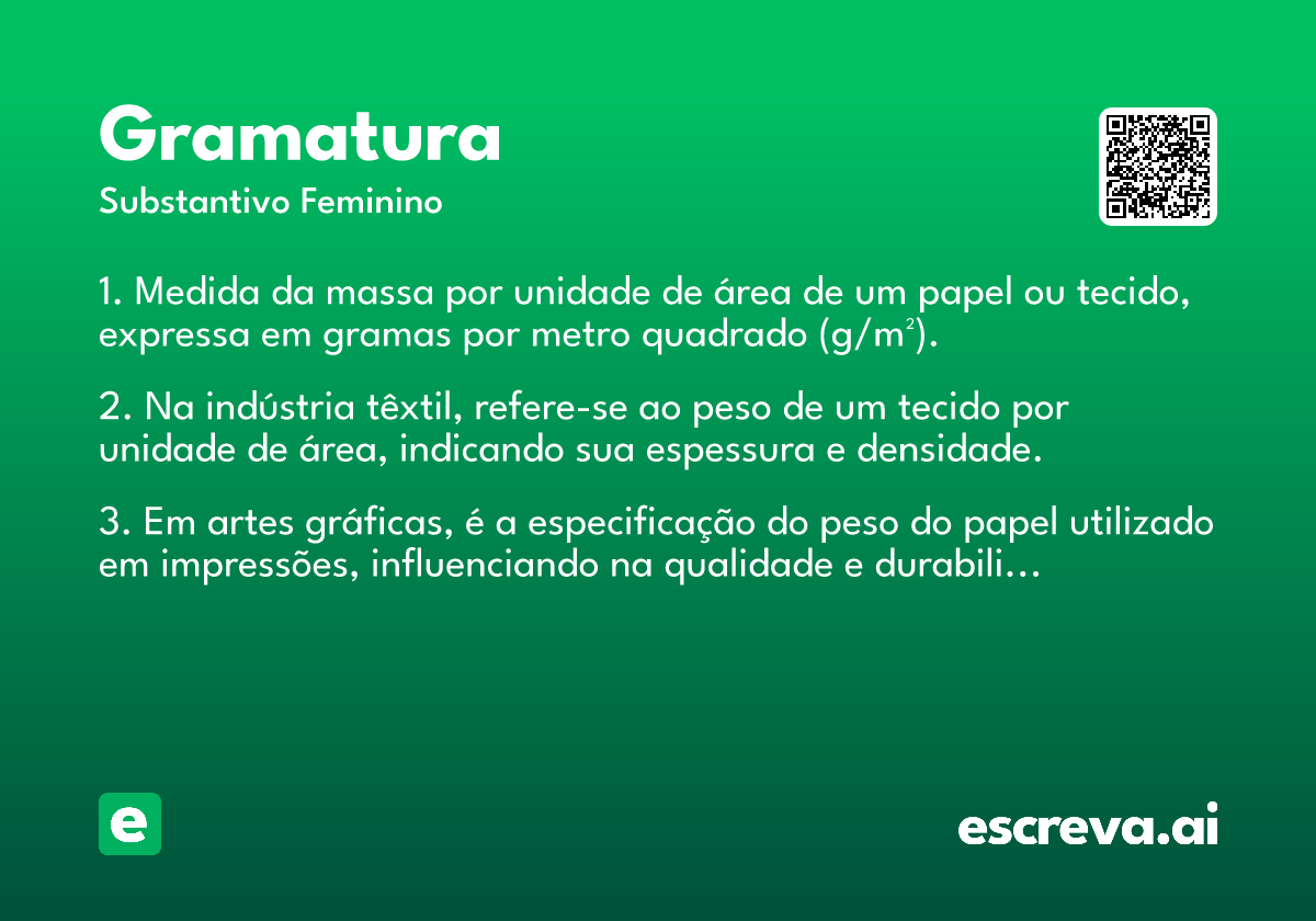 gramatura