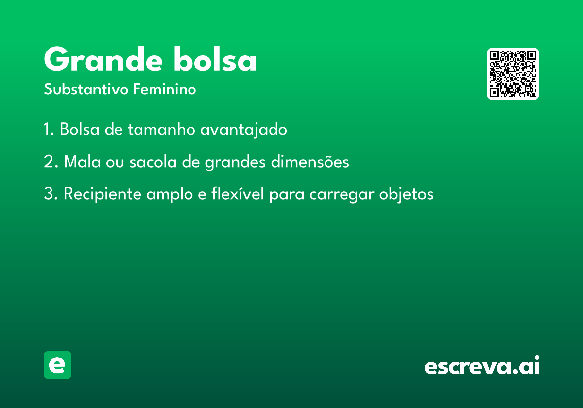 grande bolsa