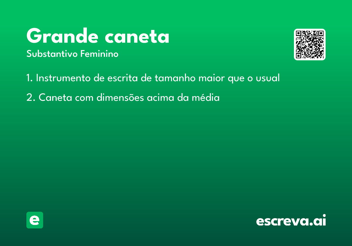 grande caneta