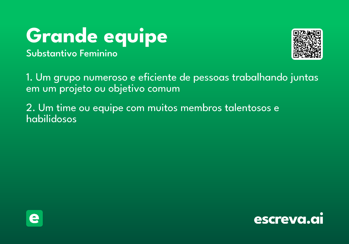 grande equipe