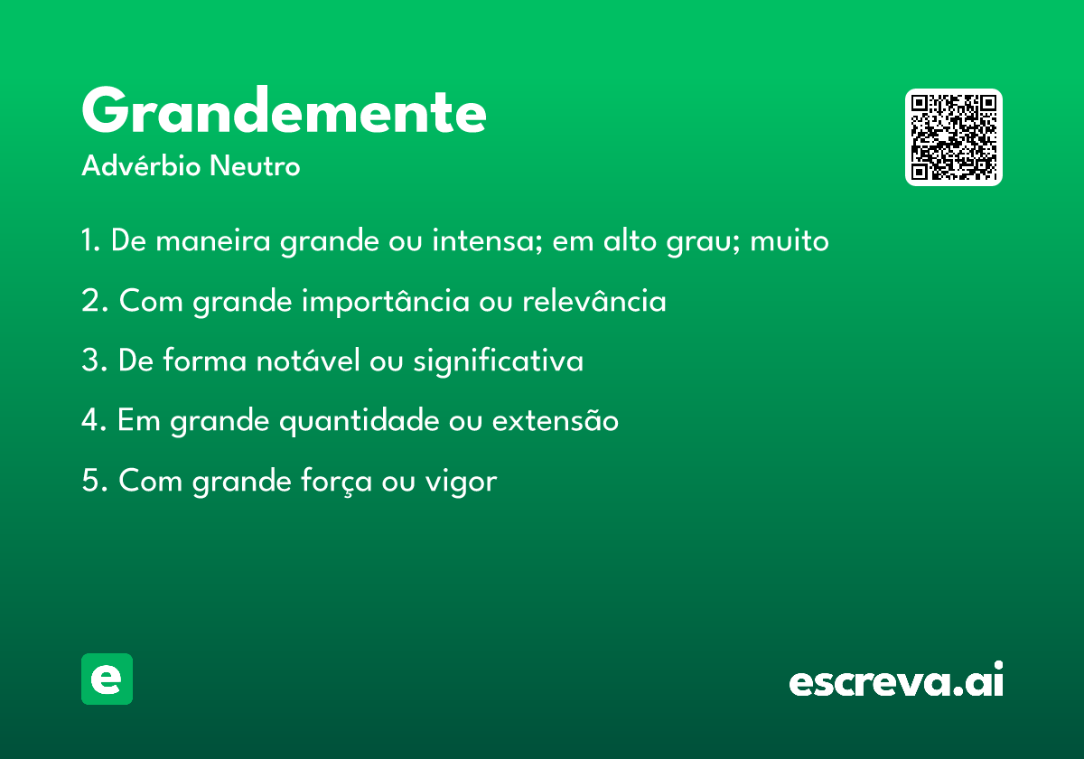 grandemente