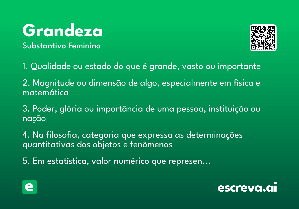 grandeza