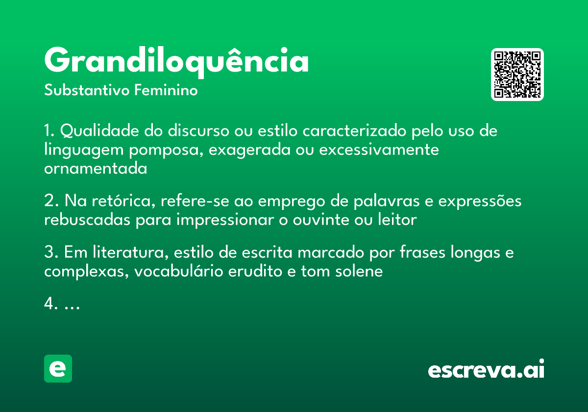 grandiloquência