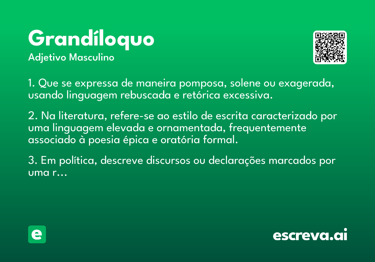 grandíloquo