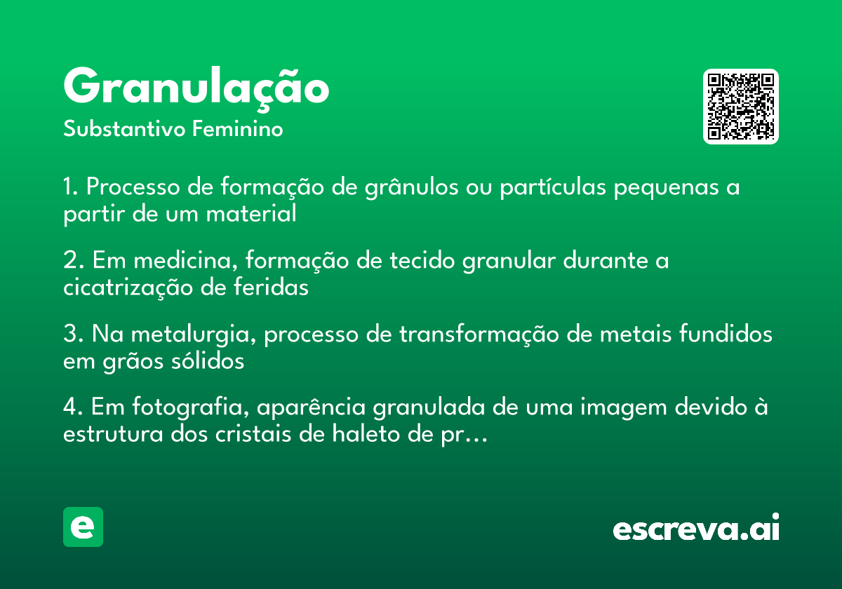 granulação