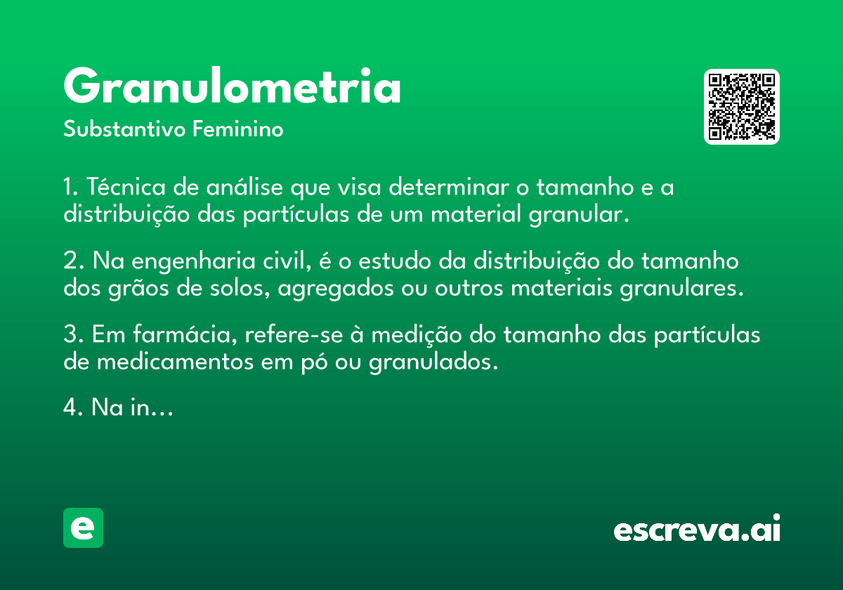 granulometria