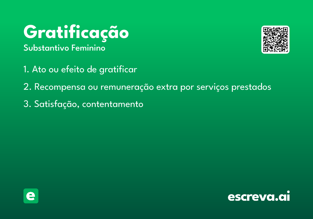 gratificação