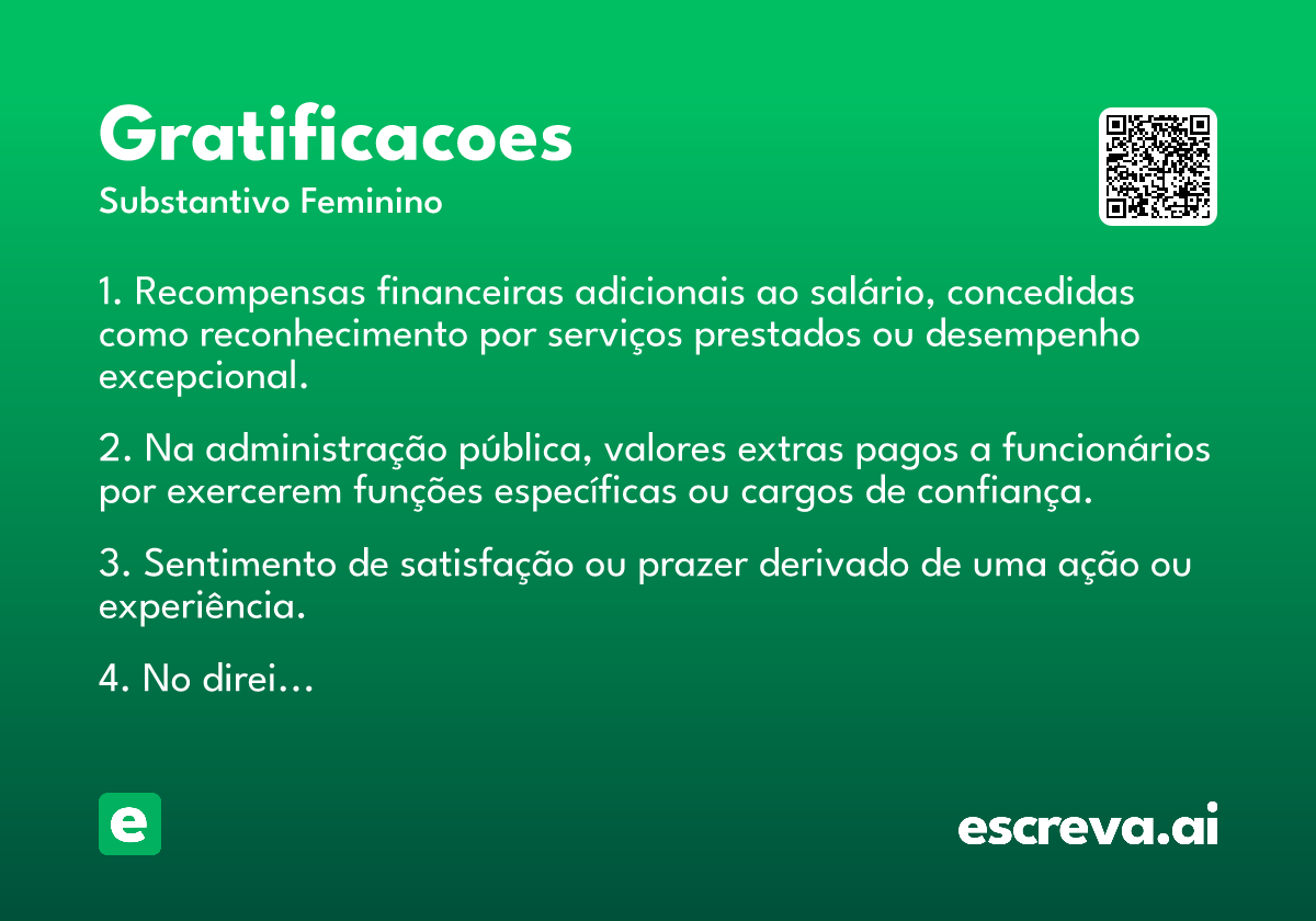 gratificacoes