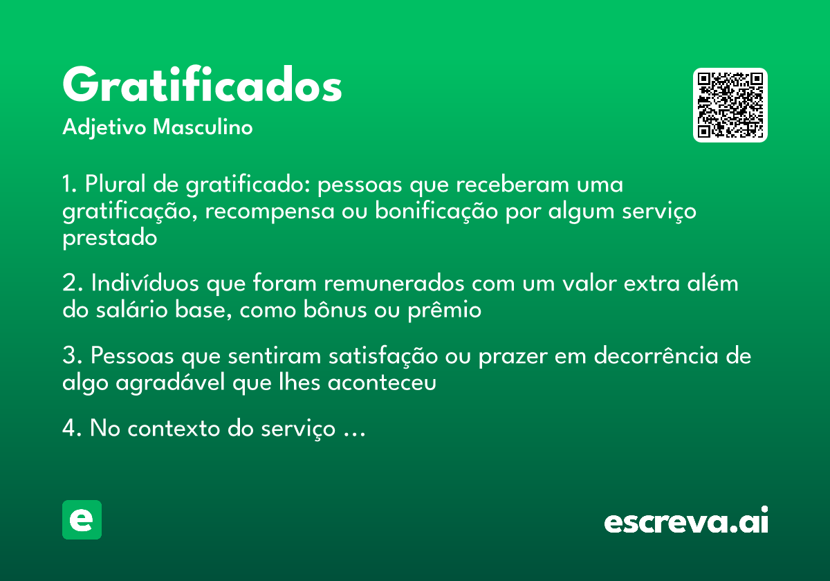 gratificados
