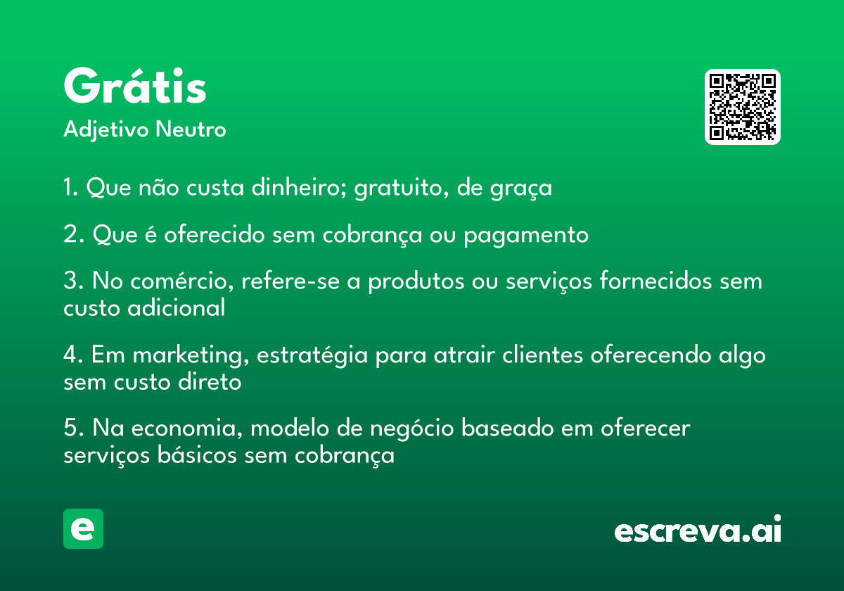 grátis