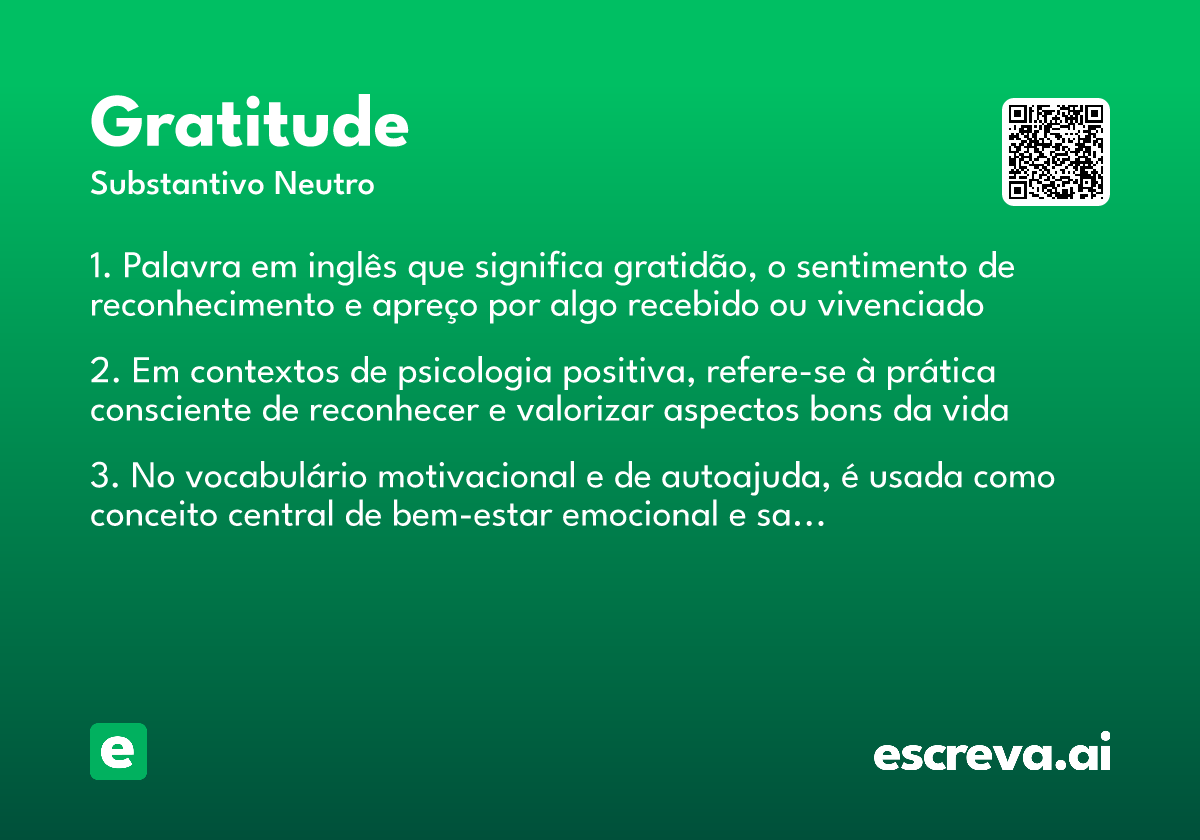gratitude