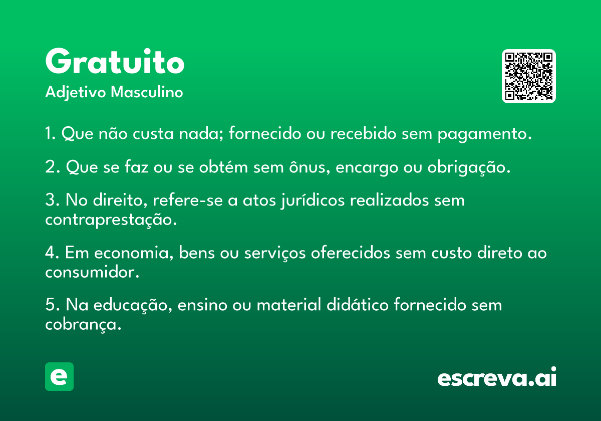 gratuito