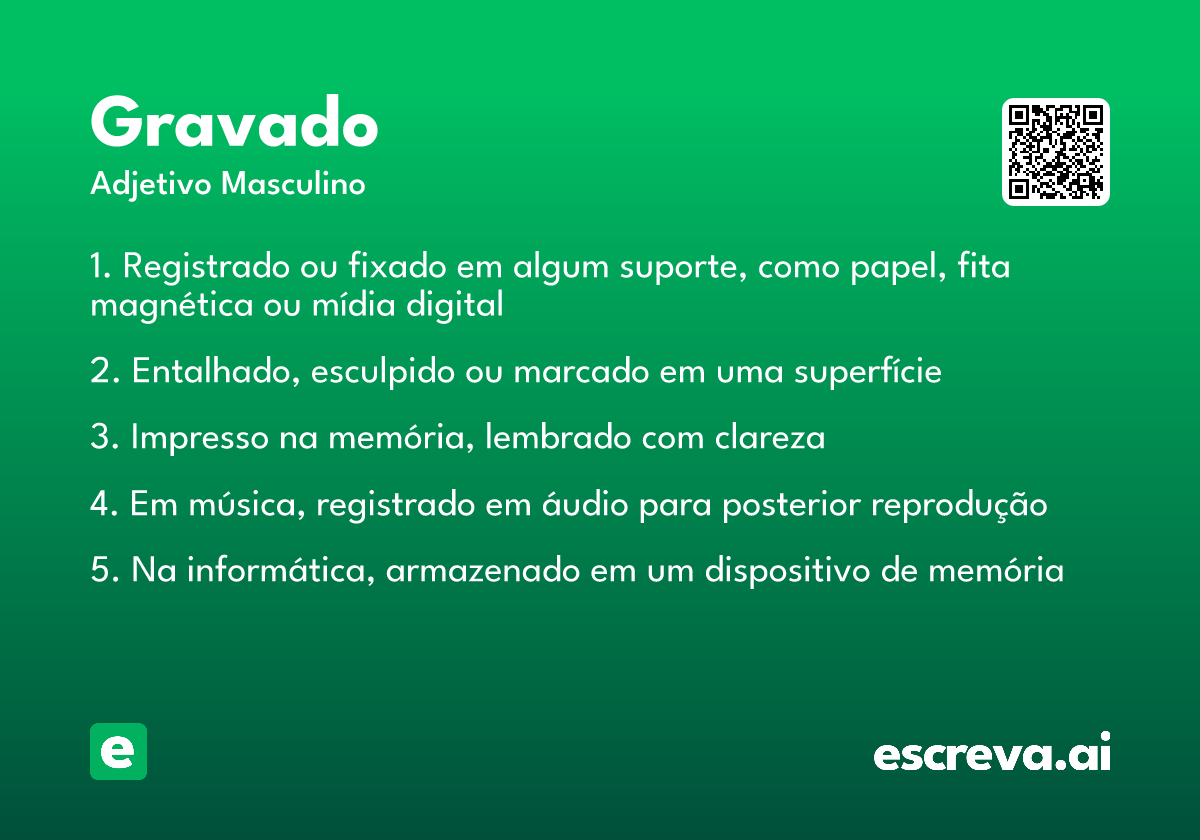 gravado