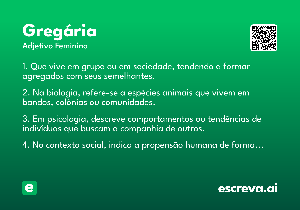 gregária