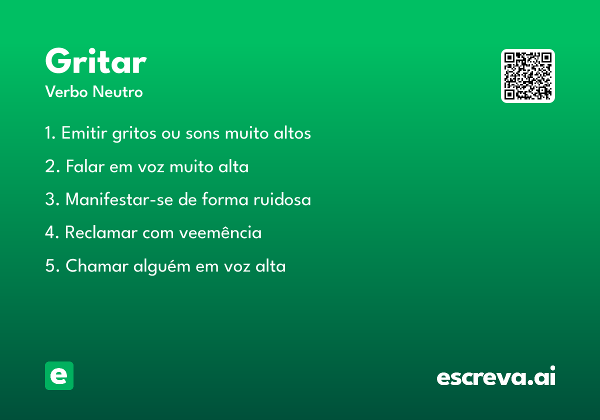 gritar