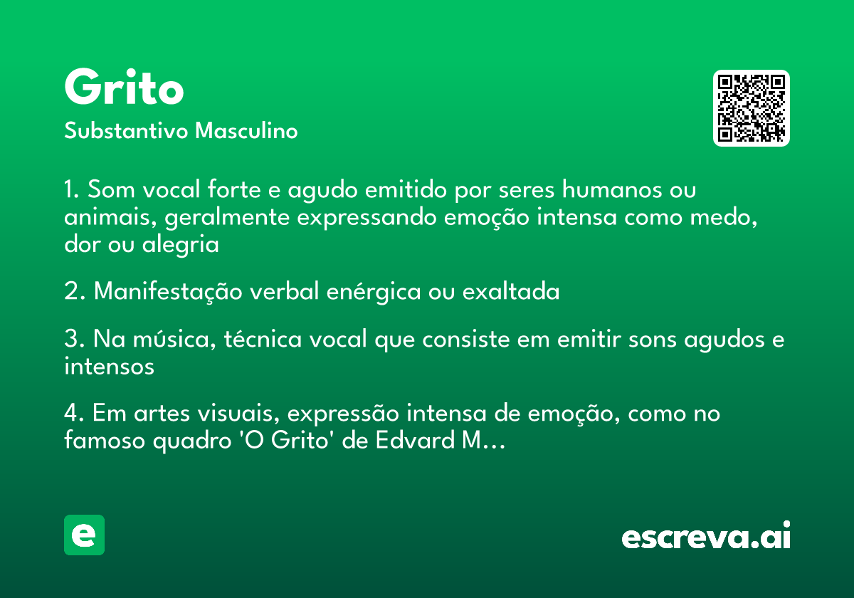 grito