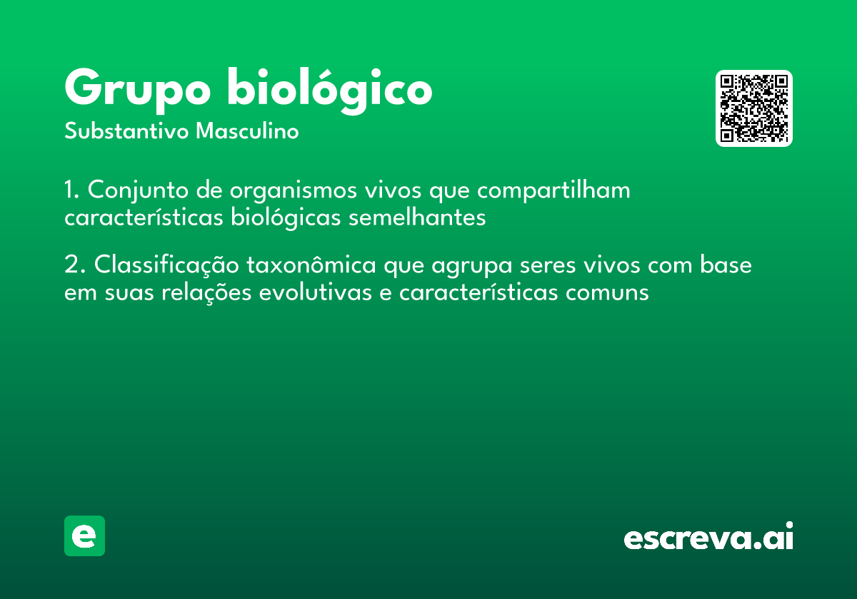 grupo biológico