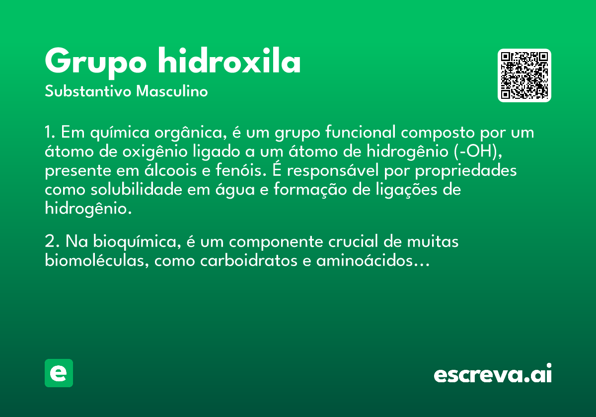 grupo hidroxila