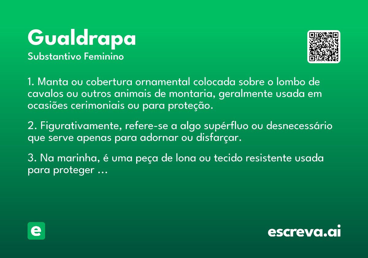 gualdrapa