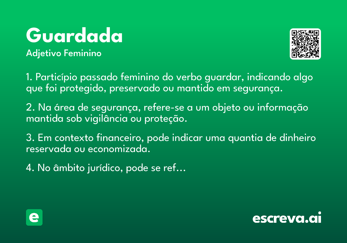 guardada