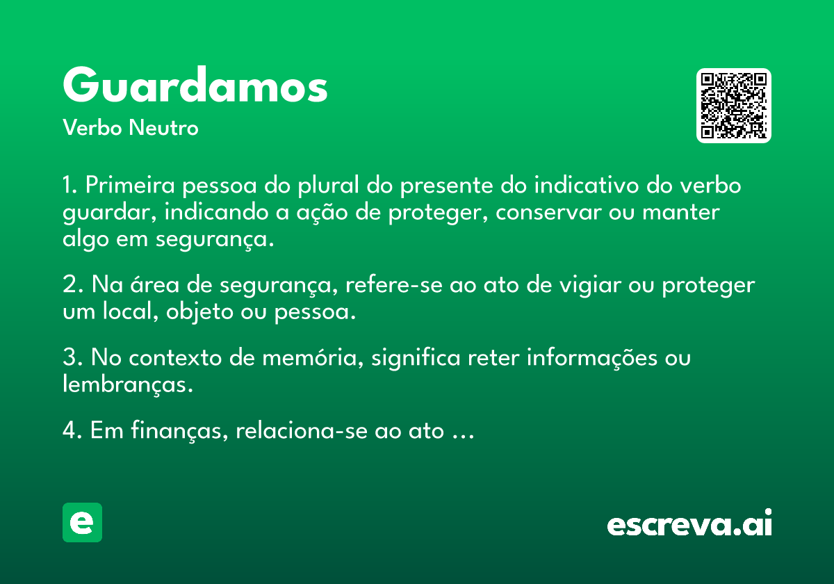 guardamos