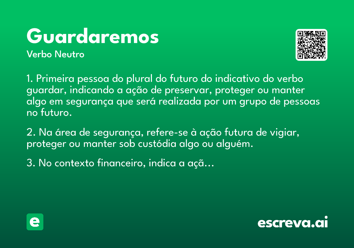 guardaremos